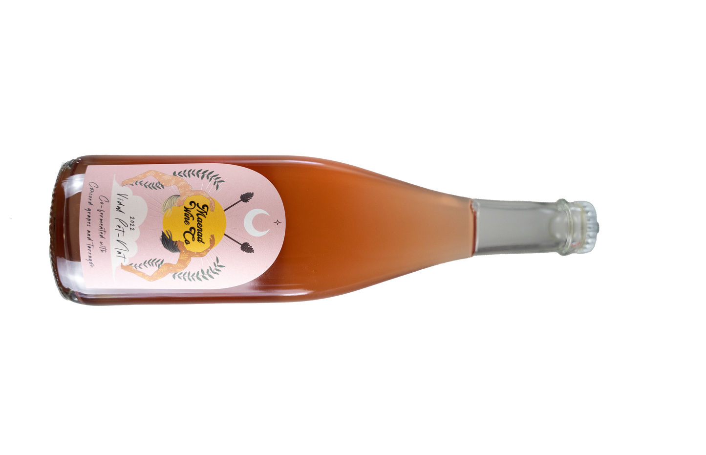 Maenad Wine Co. 2022 Vidal Pet-Nat co-fermented with Concord grapes and Tarragon