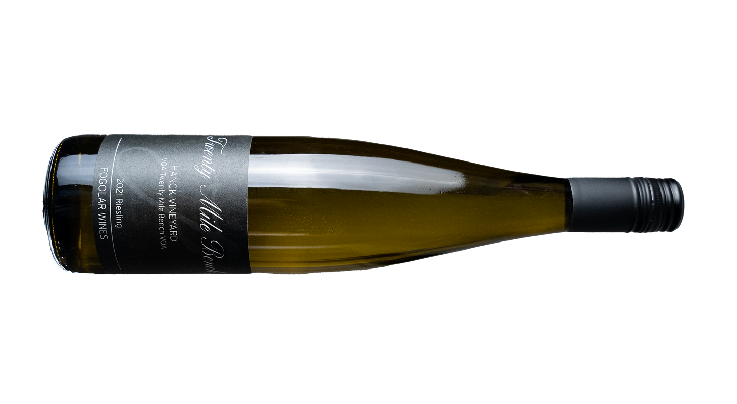 Fogolar Wines 2021 Riesling - Hanck Vineyard