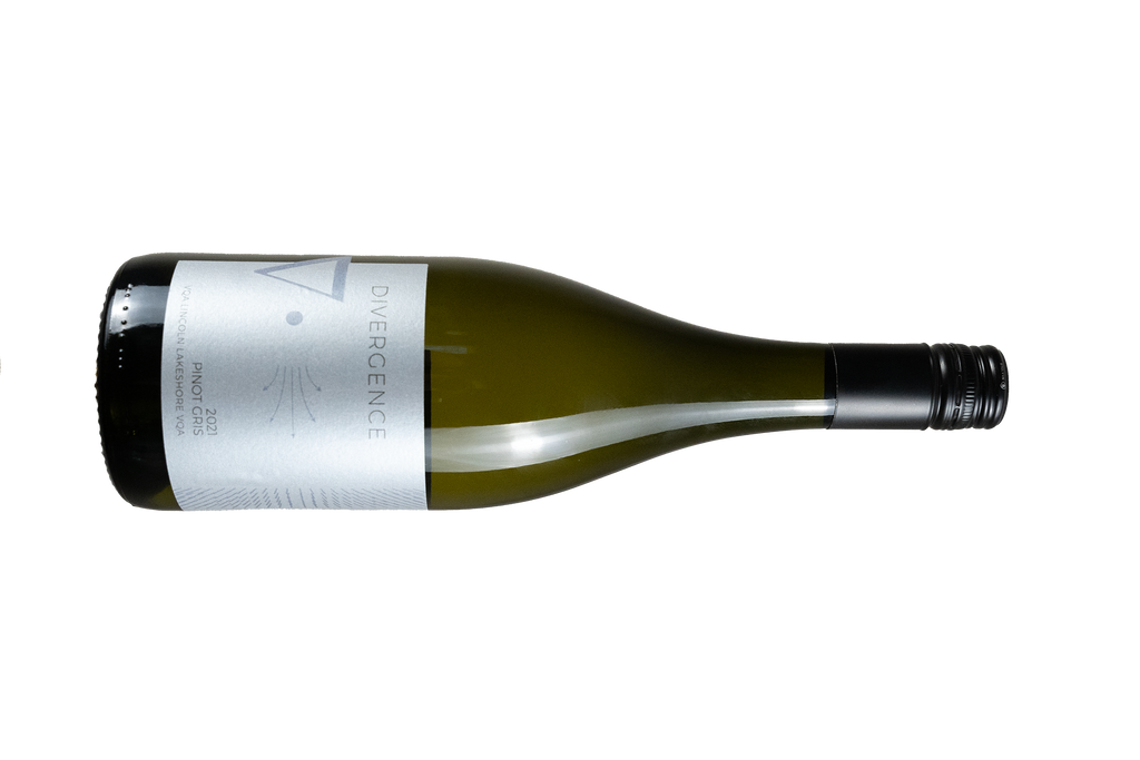 Divergence Wines 2021 Pinot Gris - dark glass